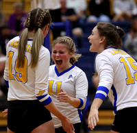Lincolnview volleyball vs Leipsic 09/16/21
